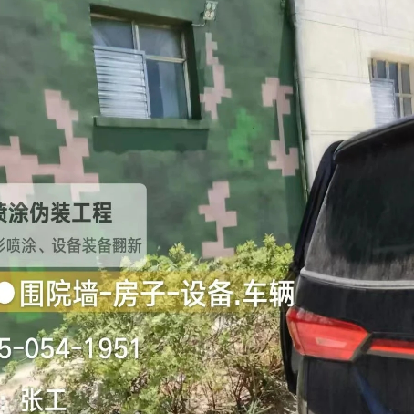 晋中数码迷彩漆施工